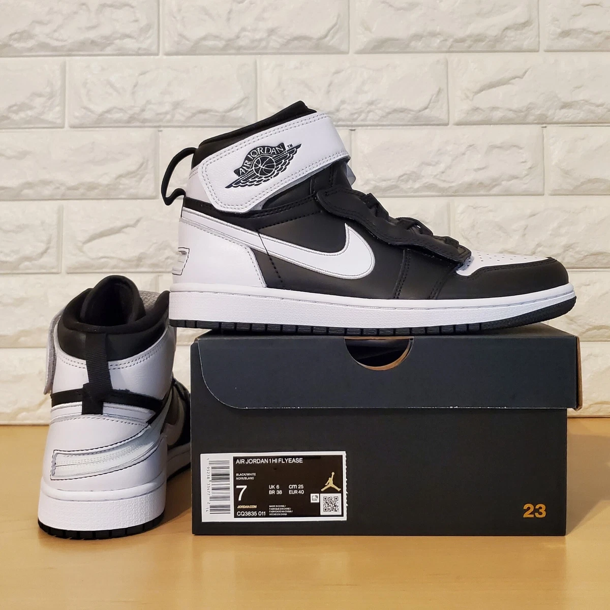 Las mejores ofertas en Jordan 1 FlyEase High Black White | eBay