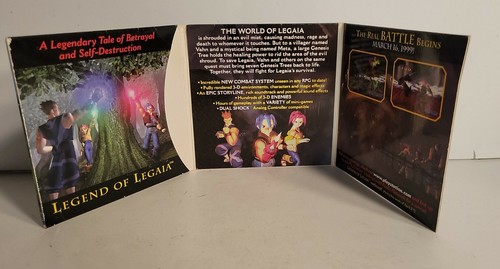 Legend of Legaia DEMO CD Disc (PlayStation 1 PS1, 1999) Tested - Picture 4 of 7
