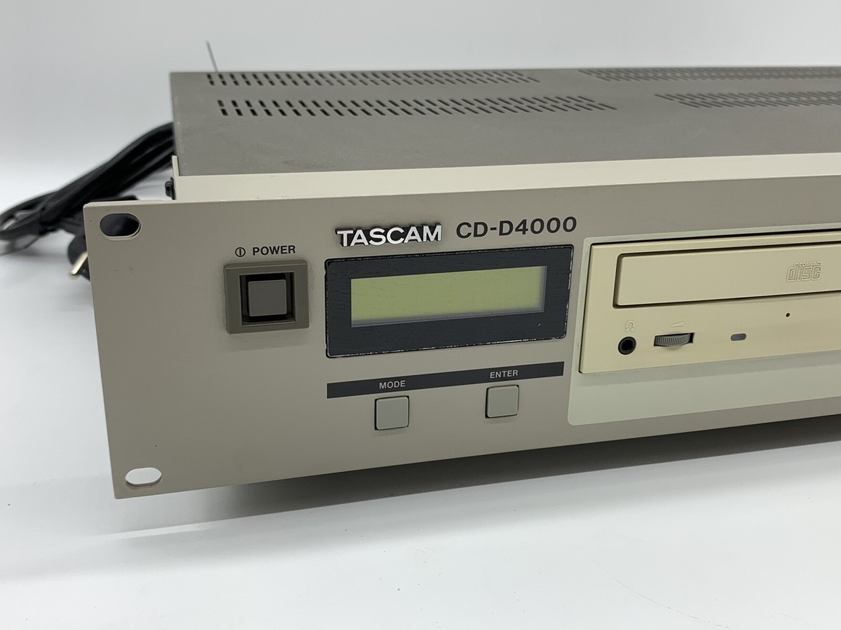 TASCAM Cd-D4000 Professional Duplicator STUDIO CD-Player 19 Zoll 