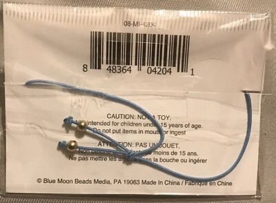 Blue Moon Beads BREATHE Morse Code Beaded Friendship Fashion Bracelet New