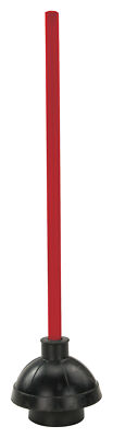 Toilet Plunger, 19'' Wooden Hdl (12 Each)