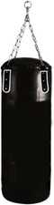Sacco Boxe Pugilato Vuoto Professionale da Riempire 100x40 cm + Catene