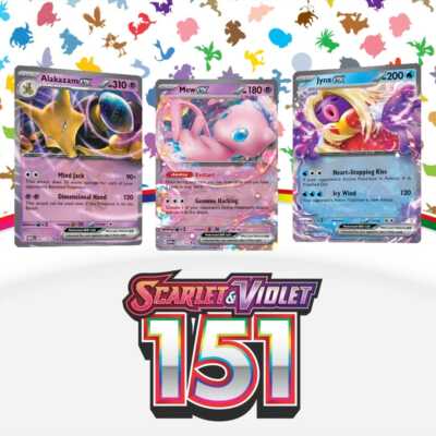 Pokémon Scarlet & Violet-151 Choose Your Card! All Ex, Holo's