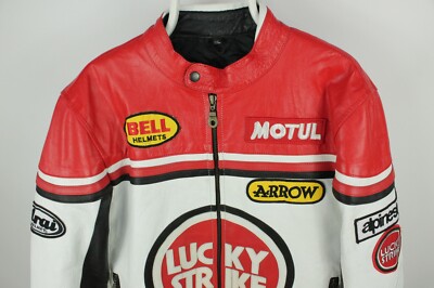 Vintage Lucky Strike Racing Kevin Schwantz Leather Motorcycle