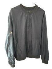 Vintage Quidel King Louie Bomber Jacket USA 1970s Large Made In Hong Kong