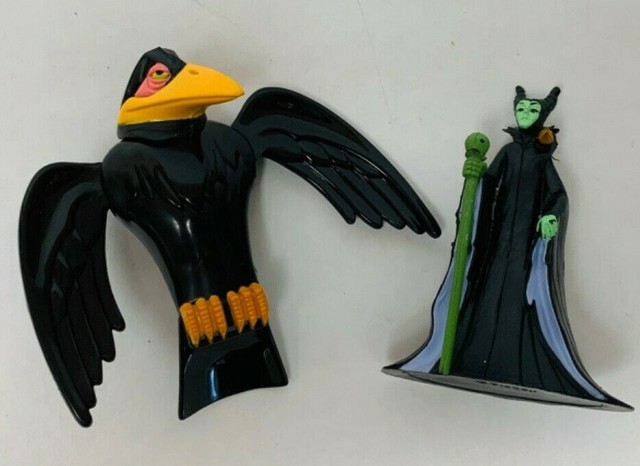 Sleeping Beauty Maleficent Crow & Figure Character Toys Villain Vintage 1990s | eBay