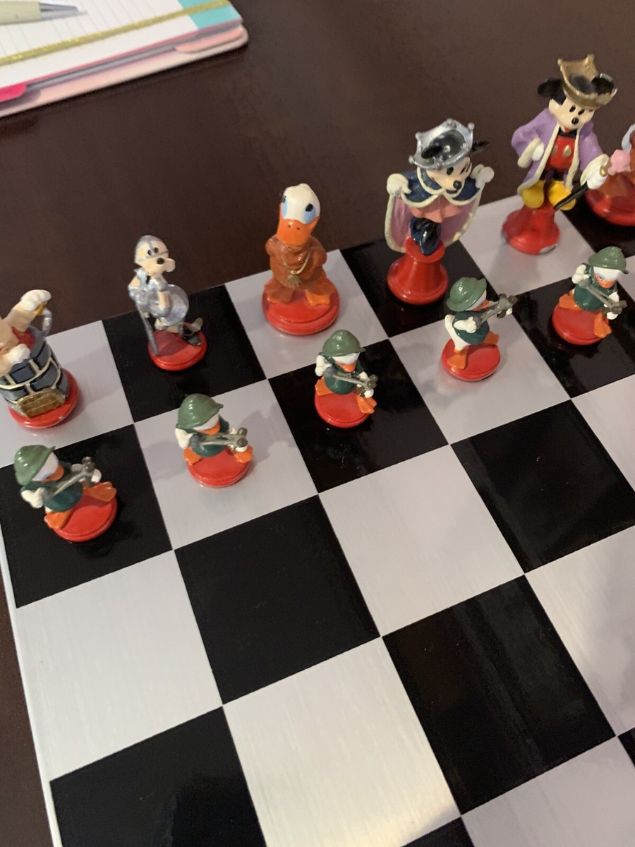 Walt Disney Complete Pewter Chess Set | eBay