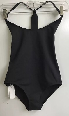 Maillot De Bain Une Pièce Eres Virtuosa Kili Noir - Taille 38 (US 6), Bretelles Multicolores, Neuf Avec étiquettes