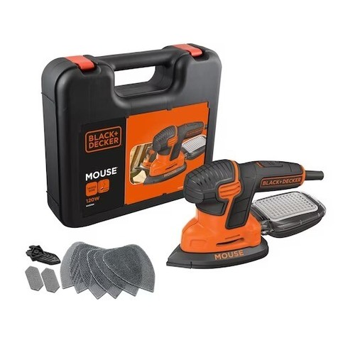BLACK+DECKER 120W Mouse® Sander  with Accessories