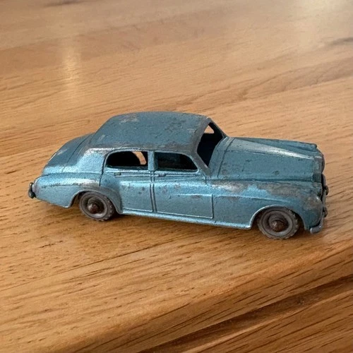 VINTAGE MATCHBOX CARS  -  ROLLS ROYCE SILVER CLOUD CAR -  BLUE  - No 44