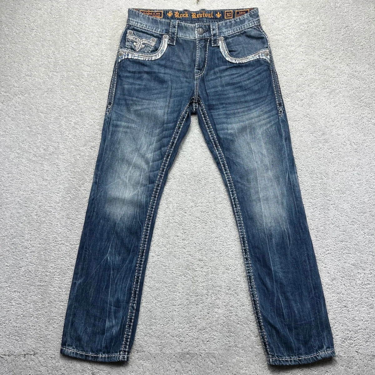 Rock Revival Jeans Size 32 for Men for sale - eBay