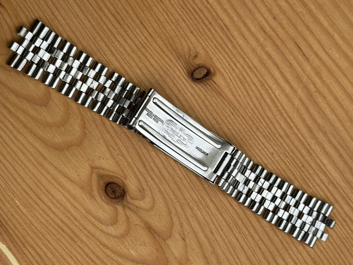 Vintage 1962 Rolex Jubilee 20mm Watch Bracelet Big Crown Without
