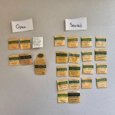 Lot 24 Le Coultre Jaeger Wath Parts Open Sealed Balance Staffs Winding Stems