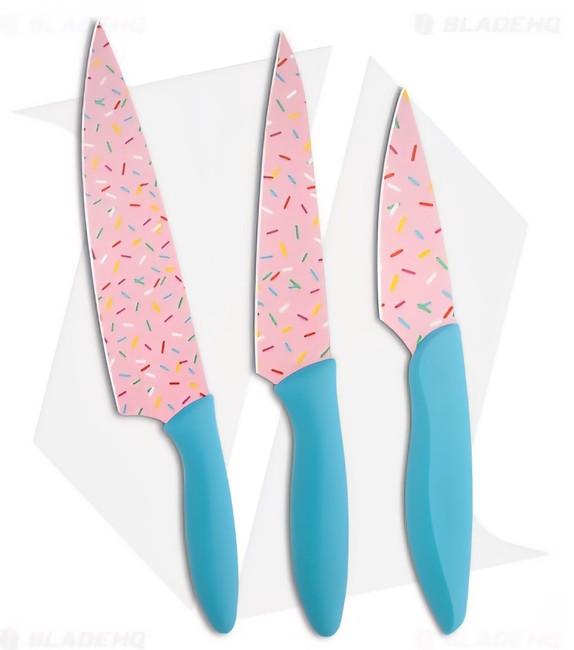 Exclusive Blade HQ X Kershaw Dessert Warrior 3-Piece Kitchen Knife Set