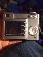 Kodak EasyShare C340 5MP Digital Camera 3x Zoom Silver PARTS Or Repair