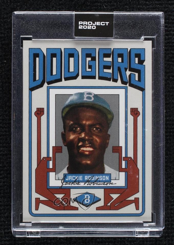 2020 Topps Project 2020 1952 Topps /3415 Jackie Robinson by Grotesk #210 HOF