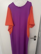 Avant Garde Kleid M Lila/Orange Colorblock Mi...