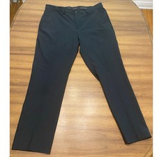 Greg Norman Men's Ml75 Microlux 5-Pocket Pant 36X30 Black Stretch Golf UPF 50