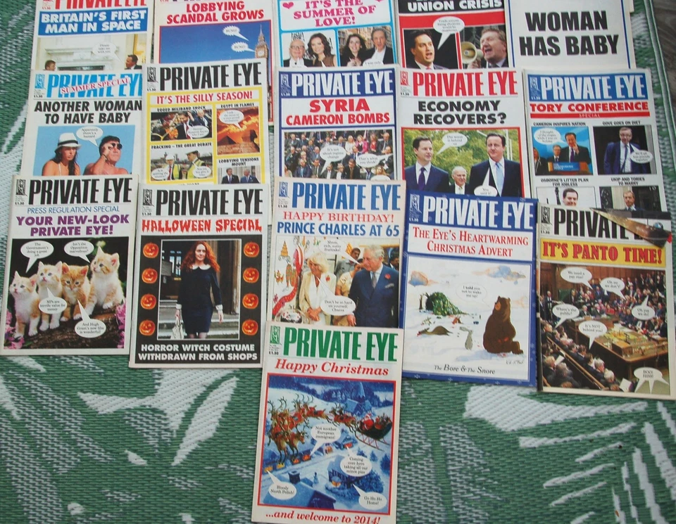 Full Year 2013 Private Eye Magazines Political Satire Cameron Johnson Tories etc - Image 4 of 4