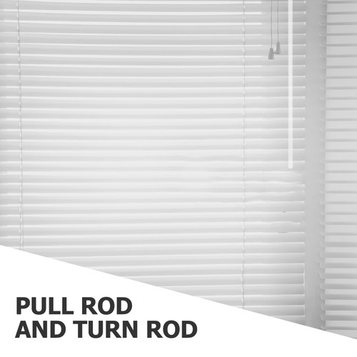  Gardinenstange Ersatz mit Haken Kunststoff Rollostäbe extra lang Gardinenzug - Bild 2 von 12