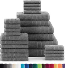 Luxury 100% Egyptian Cotton 600GSM Towels Super Soft Face Hand Jumbo Bath Sheets