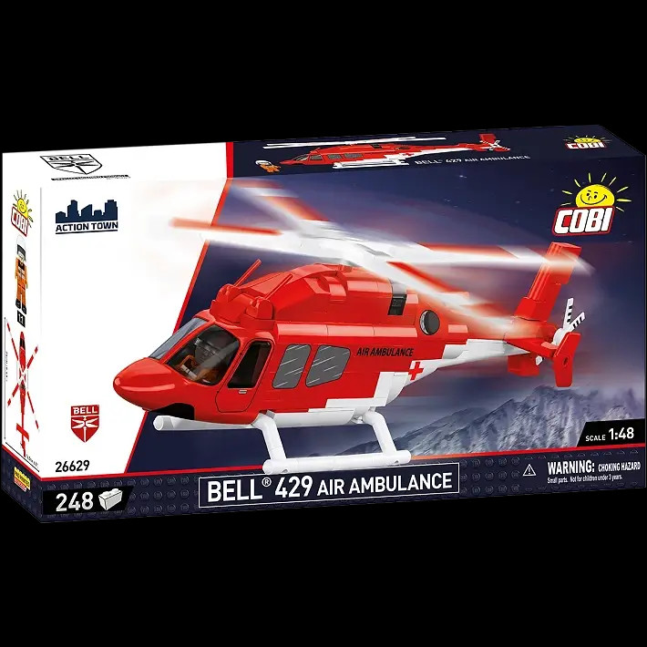 Cobi-26629 Bell 429 - Air Ambulance Scale 1:48 Helicopter 257pcs - Image 4