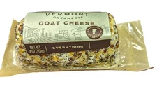 Vermont Creamery Everything Goat Cheese 4oz (Pack of 4)