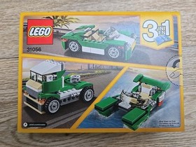 LEGO Creator 3 in 1 Lot of 4 Blue & Red Racer 31027 31055 31072 31056 Race Cars