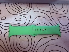Genuine Bright Green Apple Watch Sport Band 45mm S/M