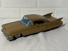 Bandai 1959 Cadillac Sedan Gold Tin Friction 11 Long Made in Japan Lot B