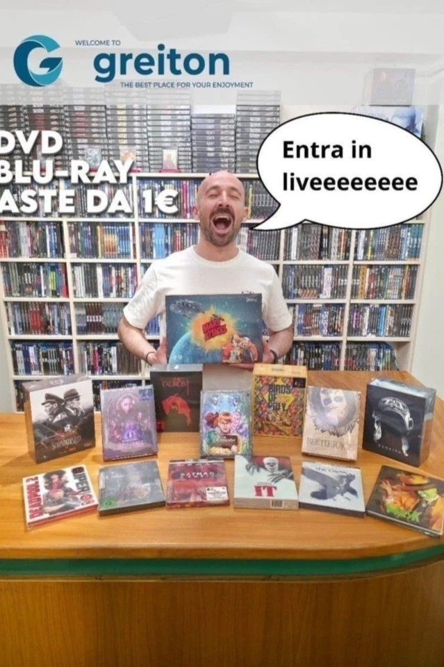 Cinema dvd, blu-ray, steelbook, edizioni limitate, aste a partire da 1 euro