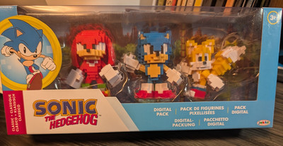 Sonic the Hedgehog Classic Digital Sonic & Friends 3-Pack - New Factory Sealed