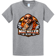 NEW Art Society x Artbag Ink RAP LEGEND RIP GREY Tee Shirt SM-4XLRGE MADE IN USA