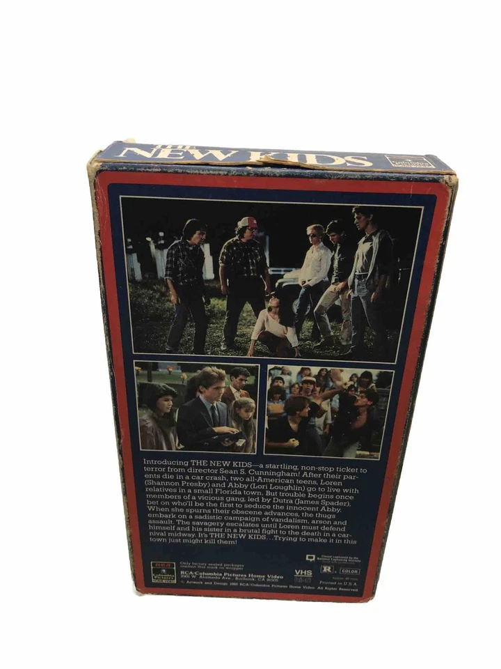 The New Kids - Vintage 1985 RCA Columbia Pictures Revenge Horror VHS Video Tape - Image 3 of 4