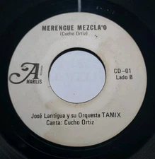 Jose Lantigua Canta Cucho Ortiz Bomberito / Merengue Mezclao AMARILIS VG #5410