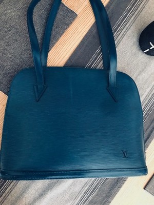 LOUIS VUITTON LUSSAC EPI BSCHULTERTASCHE SHOULDER TASCHE LEATHER Blau