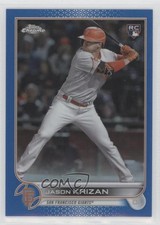 2022 Topps Chrome Update Blue Refractor 80/199 Jason Krizan #USC9 0s55