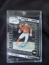 🏈2024 Absolute Football #178 Troy Franklin RC Auto Denver Broncos