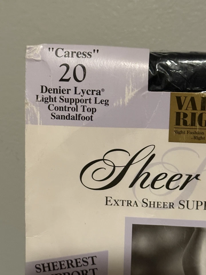 Pantimedias altas de colección Worthington Extra CARICIA TRANSPARENTE Control Top Queen azul marino Foto 2 de 4