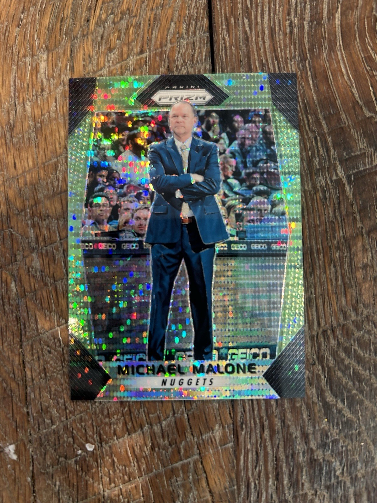 EBAY 1/1.   Prizm Blue Wave Prizm Michael Malone Nuggets #/25