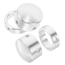 2 Sets Strength Equipment Handle Cover Aluminum Alloy End Covers