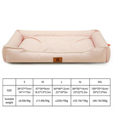 Winter Dog Bed-Dog Sofa Beds for Dogs,Foam Pet Couch Bed with Washable Removable