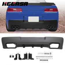 For 2014-2015 Chevy Camaro Rear Diffuser Zl1 Style Rear Bumper Lip Lower Valance For 2014-2015 Chevy Camaro Rear Diffuser Zl1 Style Rear Bumper Lip Lower Valance