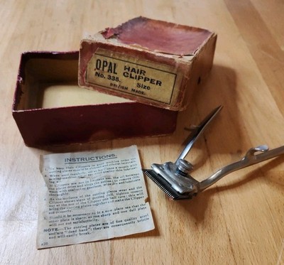 Opal Nr. 335 - Haarschneidemaschine - Vintage Barbers - British Made - im Originalkarton