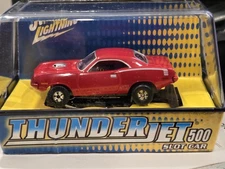 JOHNNY LIGHTNING THUNDERJET 500 HEMI CUDA RED HO SLOT CAR BRAND NEW