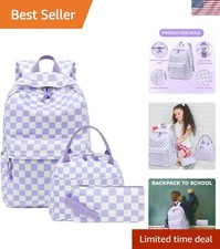 Water-Resistant Teen Girl Backpack with Padded Straps Multiple Compartments