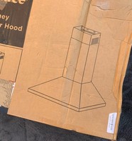 COMFEE' 60 cm Chimney Cooker Hoods Class A++ Stainless Steel Extractor Hood