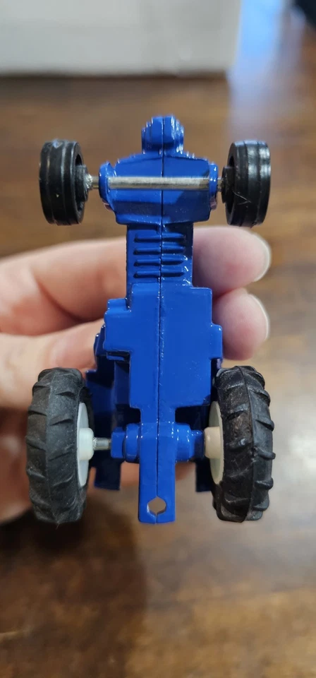 Vintage ERTL Blue Farm Toy Tractor Diecast/Metal 1/64 Scale Made in China - Image 4 of 4