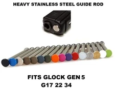 For GLOCK 17 22 34 Gen 5 Stainless Steel Heavy Guide Rod