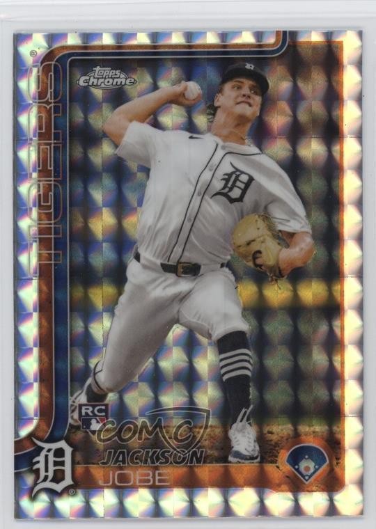 2025 Topps Chrome Geometric Refractor Jackson Jobe #249 1i3m